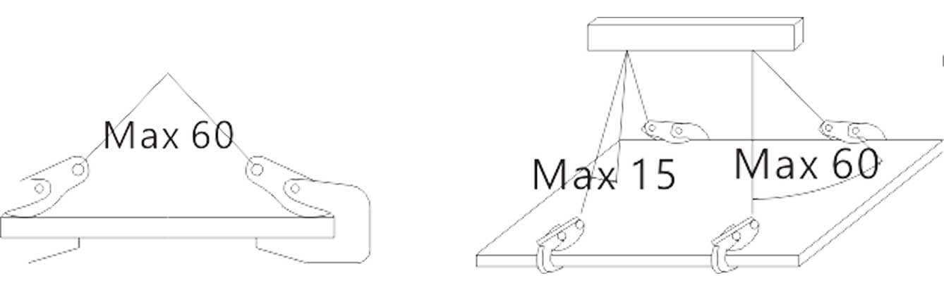 Drawing of PPD Horizontal Lifting Clamps