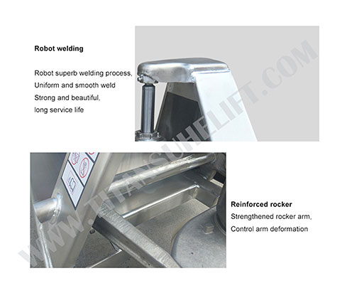 stainless steel electric pallet truck