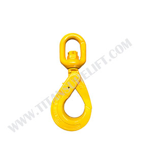 Grade 8 European Swivel Self-Locking Hook