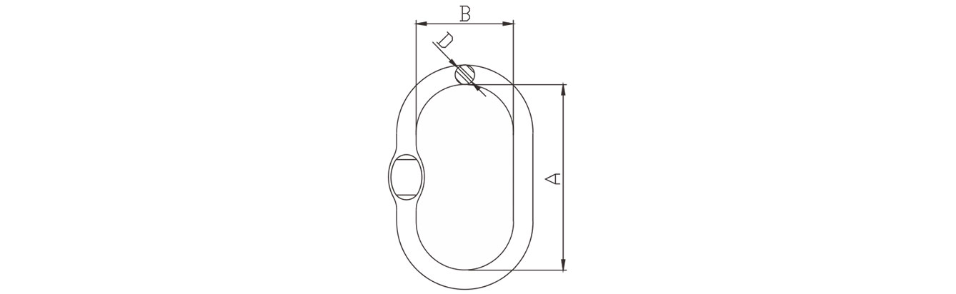 Drawing of Grade 10 Master Conrol Link with Flat