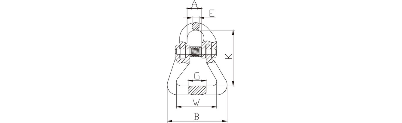 Drawing of Grade 8 Webbing Sling Collector