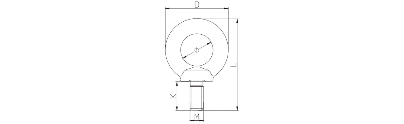 Drawing of Grade 8 Lifting Screw Point