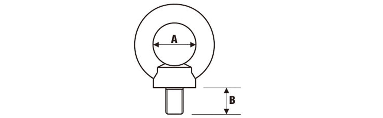 Drawing of DIN580 Eye Bolt/Eye Screw