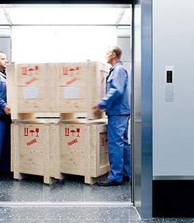 Machine Roomless Freight Elevator