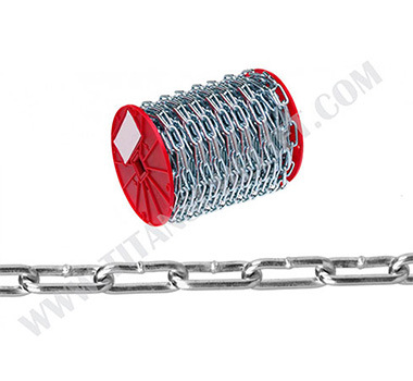 DIN5685C Mild Steel Long Link Chain
