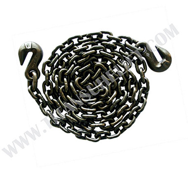 Black Tempered Binder Chain With Grab Hook