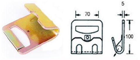 TCSH75801F Lashing End Fittings