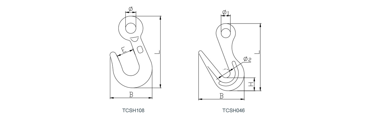 Drawing of Sorting Hooks for Industry and Agriculture Purpose