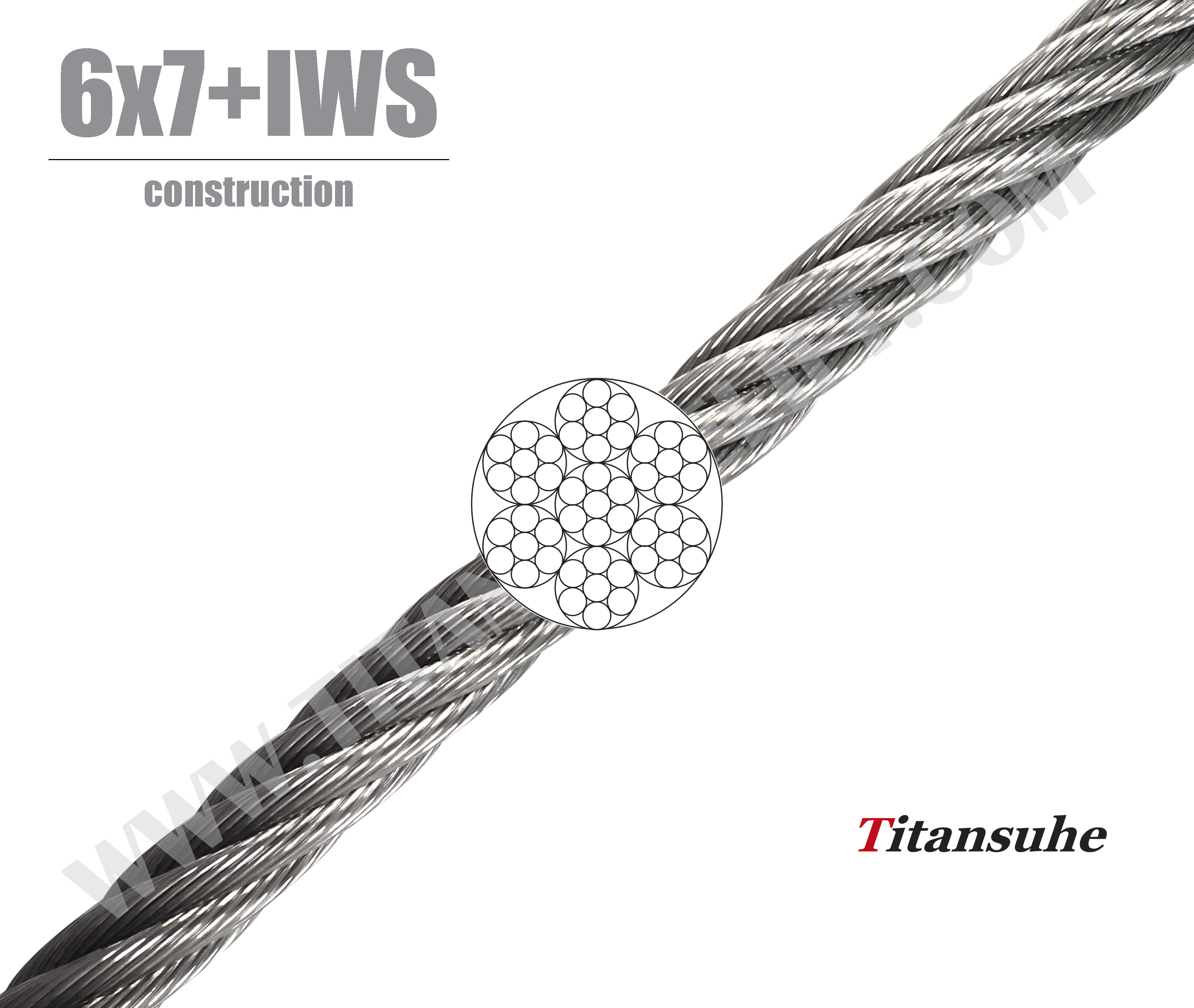 galvanized wire rope steel core